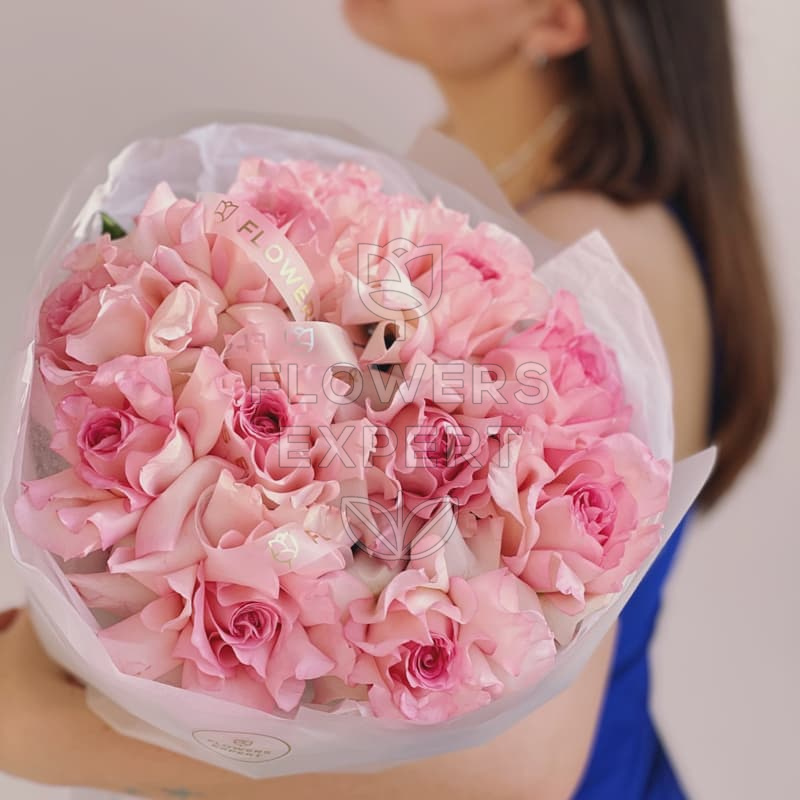 Букет из 11 французских роз "MANDALA"