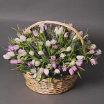 Корзины с лавандой