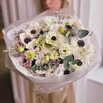 Свадебные букеты с анемонами