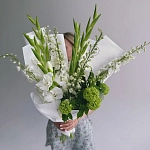 Свадебные букеты с дельфиниумом